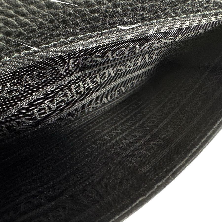ヴェルサーチ VERSACE クラッチバッグ メデューサ レザー ブラック