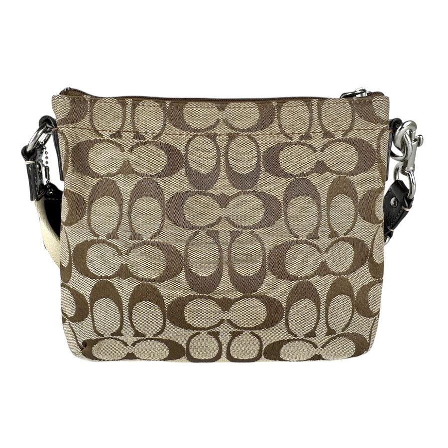 【本物保証】 コーチ COACH シグネチャー ショルダーバッグ キャンバス ブラウン系 10129 COACH（コーチ） シグネチャー ショルダーバッグ キャンバス ブラウン