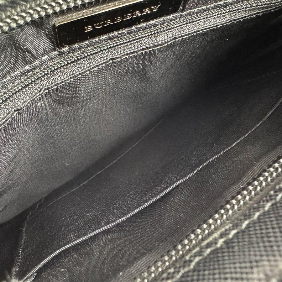 バーバリー BURBERRY ショルダーバッグ ナイロンキャンバス/レザー ベージュ/ブラック レディース 送料無料【中古】 z9098 BURBERRY（バーバリー） ショルダーバッグ ナイロンキャンバス/レザー
