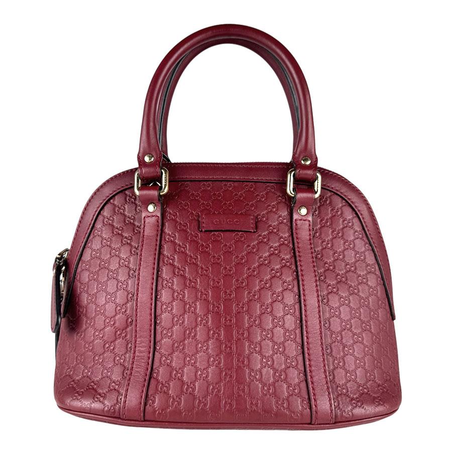 GUCCI（グッチ） ハンドバッグ ショルダーバッグ レザー レッド