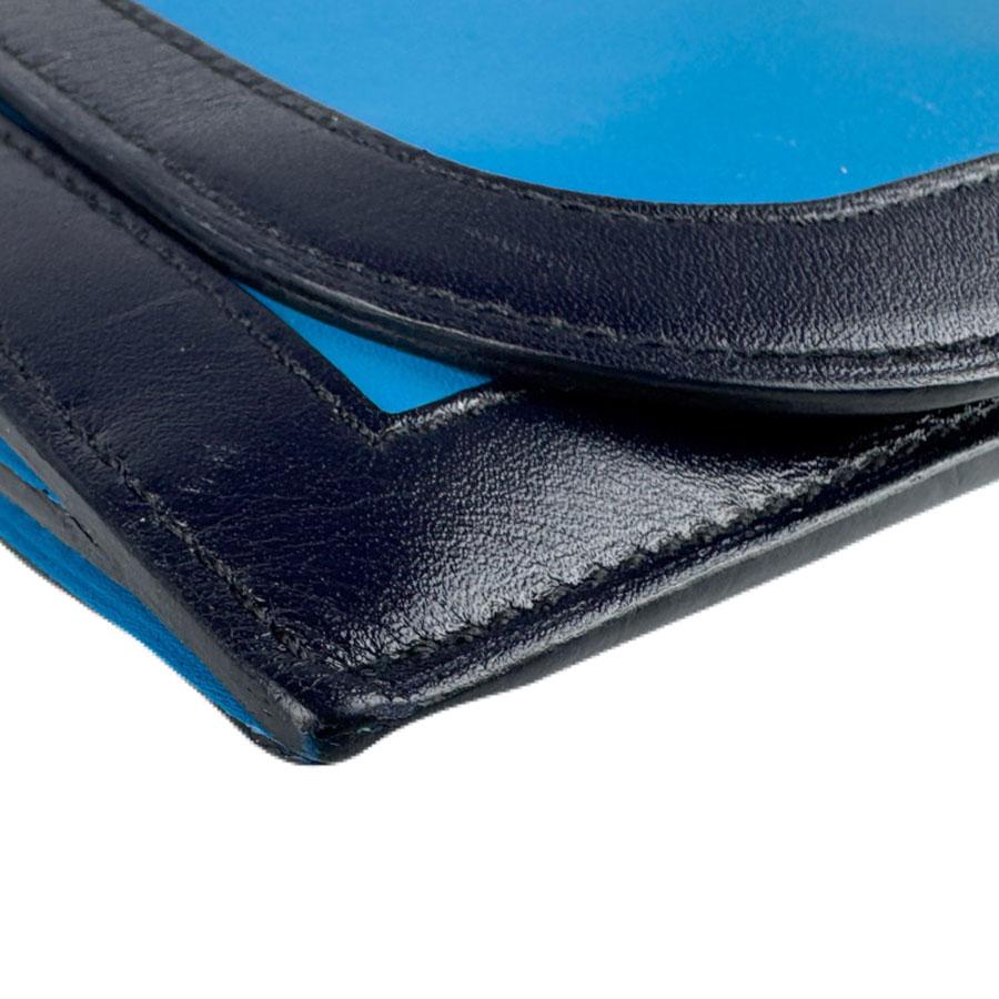エルメス HERMES 長財布 カマイユ コンバインロング/タデラクト ブルーザンジバル/ブラック/オレンジポピー ユニセックス 送料無料【中古】 z9114 HERMES（エルメス） 長財布 カマイユ コンバインロング/タデラクト