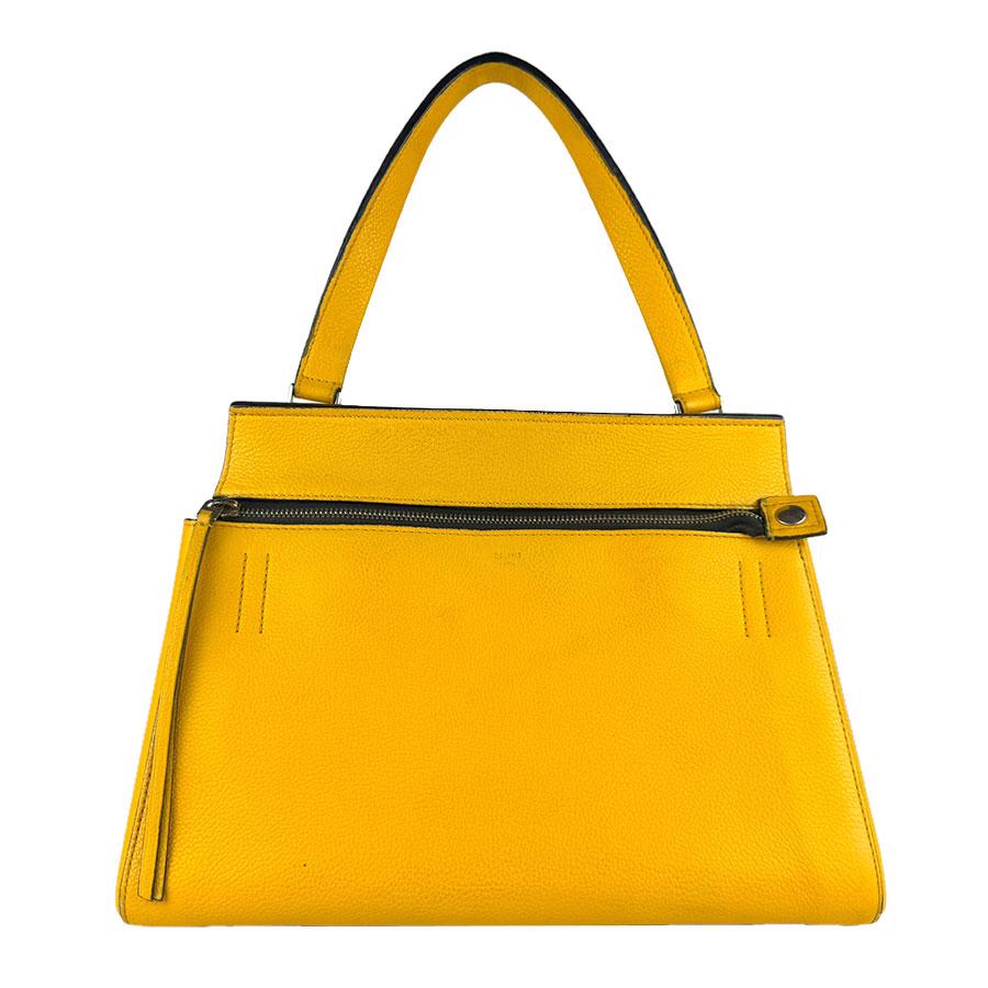 CELINE（セリーヌ） ハンドバッグ エッジ スモール レザー イエロー 