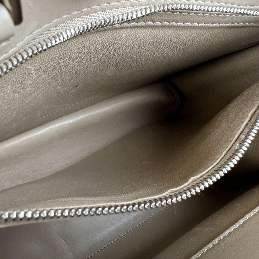 バレンシアガ BALENCIAGA ハンドバッグ ショルダーバッグ マネー スモール トートバッグ レザー グレージュ
