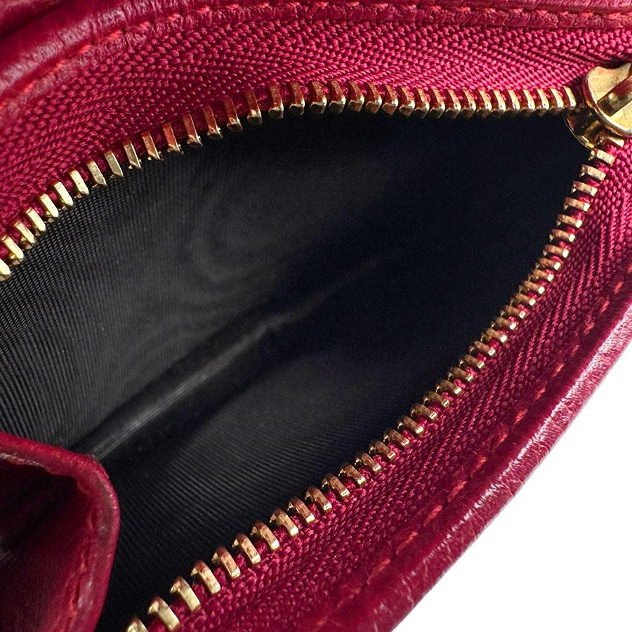GUCCI（グッチ） 二つ折り長財布 GGマーモント レザー ダークレッド