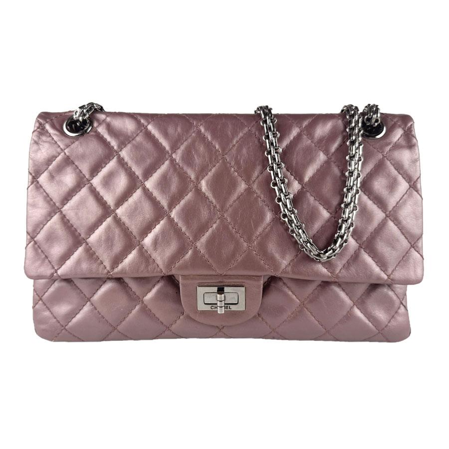 CHANEL（シャネル） ショルダーバッグ レザー メタリックピンク