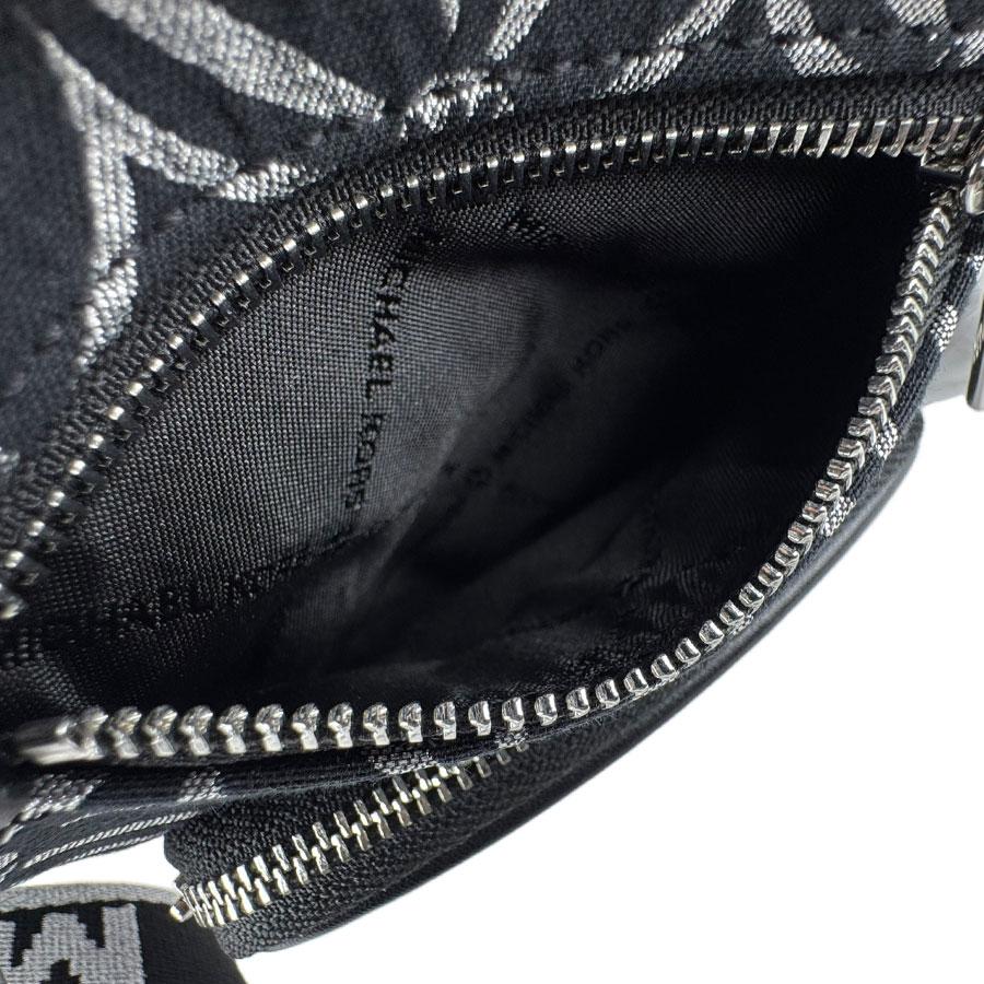 マイケルコース Michael Kors ショルダーバッグ ナイロンキャンバス ブラック/シルバー レディース 送料無料【中古】 z9259 MICHAEL KORS - マイケルコース Michael Kors ショルダーバッグ