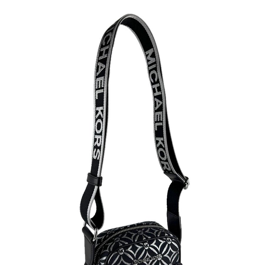 マイケルコース Michael Kors ショルダーバッグ ナイロンキャンバス ブラック/シルバー レディース 送料無料【中古】 z9259 MICHAEL KORS - マイケルコース Michael Kors ショルダーバッグ