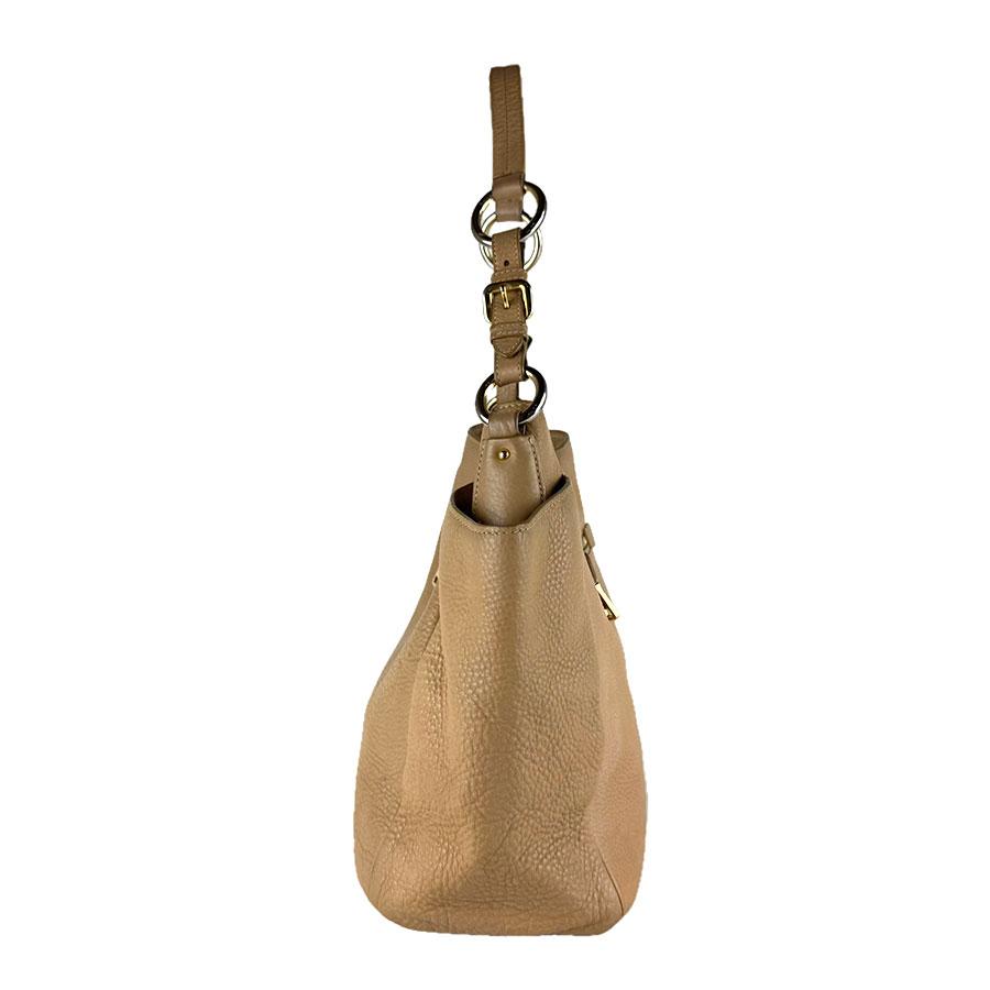 プラダ PRADA ショルダーバッグ レザー ベージュ レディース 送料無料【中古】 z9283 PRADA（プラダ） ショルダーバッグ レザー ベージュ : ブランド