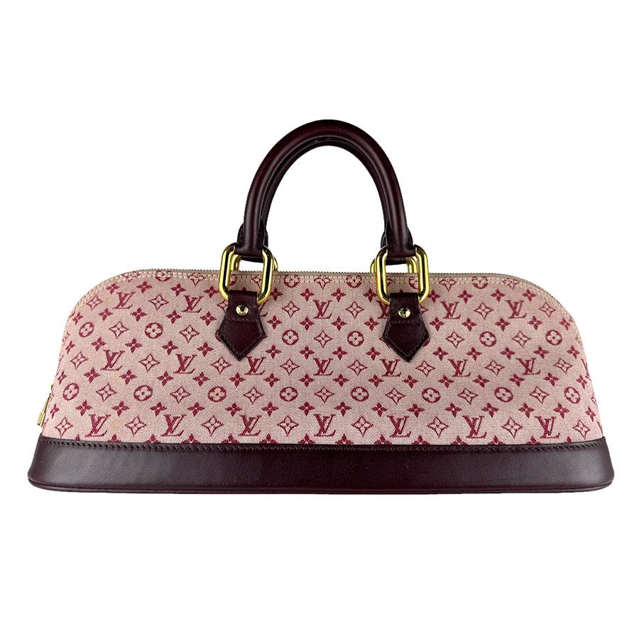 【希少美品】ルイヴィトン アルマ・ロン モノグラムミニ ネイビー系 横長バッグ LOUIS VUITTON（ルイ・ヴィトン） ルイ ヴィトン ハンドバッグ