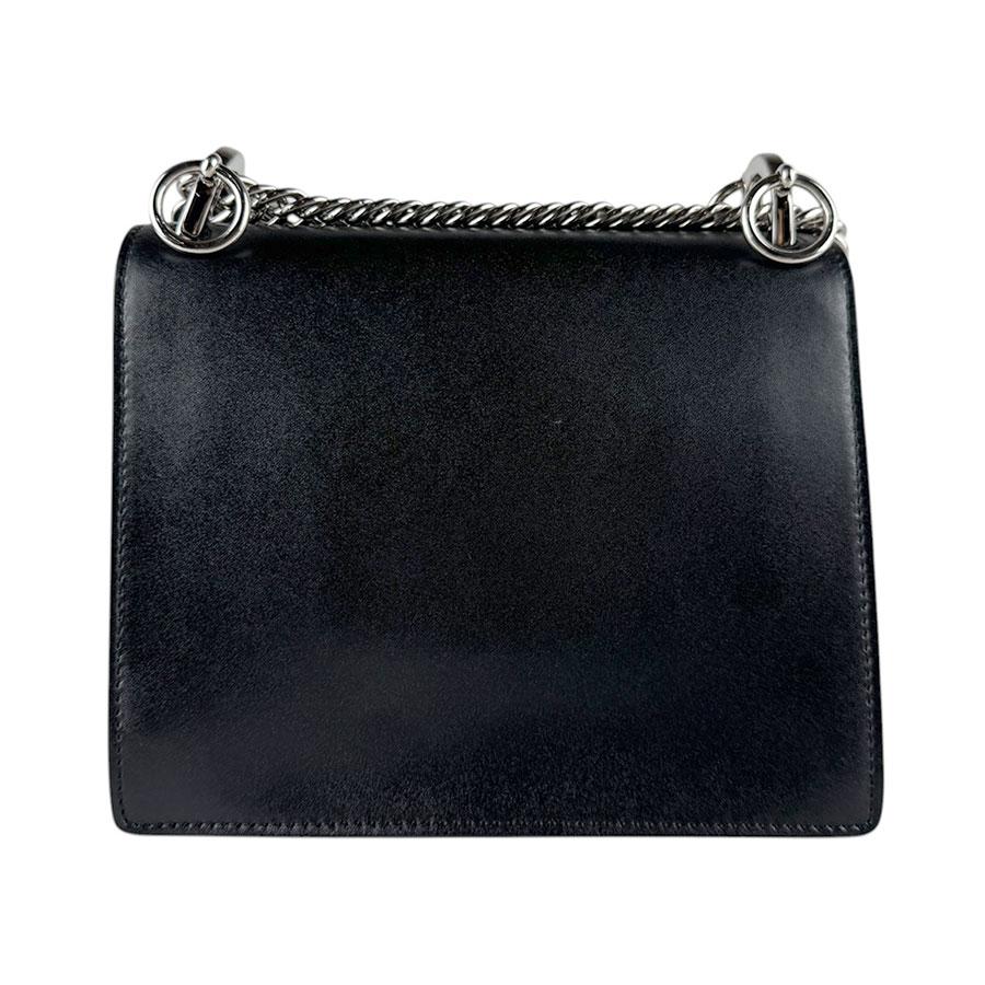 フェンディ FENDI ショルダーバッグ キャナイ ミニ レザー/メタル ブラック_2