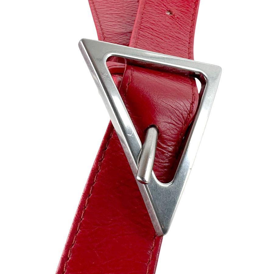 ボッテガヴェネタ BOTTEGAVENETA ショルダーバッグ カセット レザー レッド