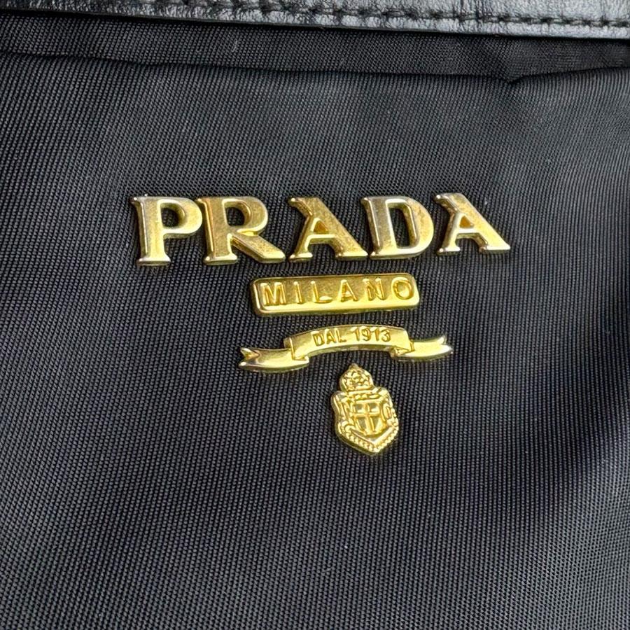 PRADA（プラダ） ショルダーバッグ ナイロン/レザー ブラック