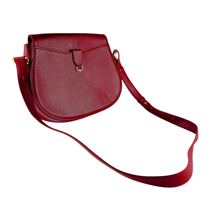 Cartier カルティエ ショルダーバッグ マストライン バーガンディ レザー Cartier（カルティエ） ショルダーバッグ マストライン レザー