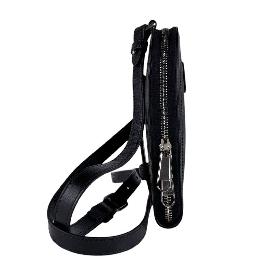 グッチ GUCCI ショルダーバッグ フォンホルダー フォンポーチ GGスプリームキャンバス ブラック ユニセックス 724352 送料無料【中古】 z9399 GUCCI（グッチ） ショルダーバッグ フォンホルダー フォンポーチ GG