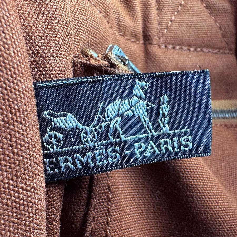 エルメス HERMES ハンドバッグ フールトゥPM キャンバス ブラウン