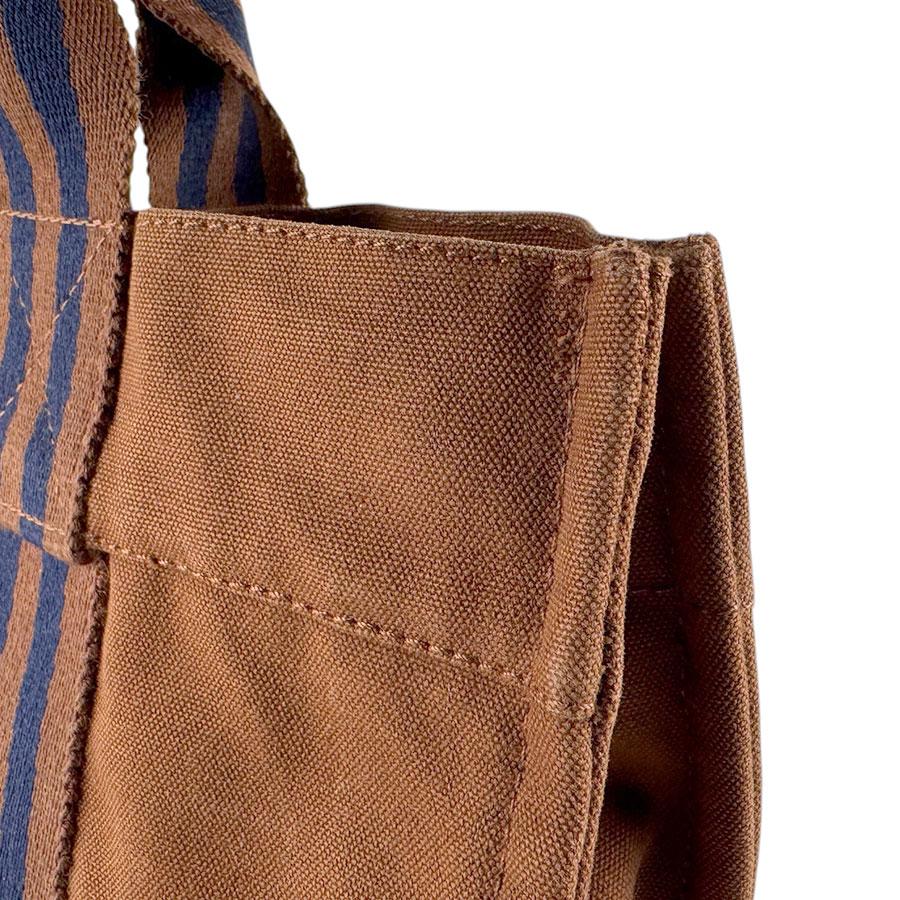 エルメス HERMES ハンドバッグ フールトゥPM キャンバス ブラウン