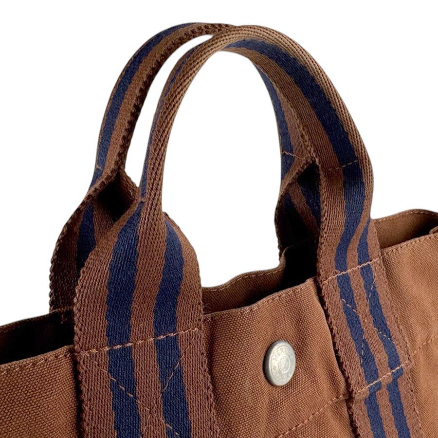 エルメス HERMES ハンドバッグ フールトゥPM キャンバス ブラウン