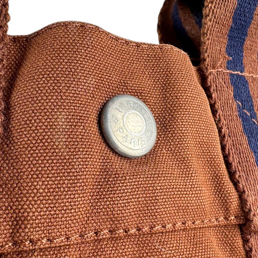 エルメス HERMES ハンドバッグ フールトゥPM キャンバス ブラウン