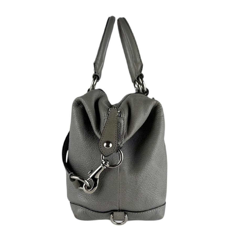 COACH グレー レザー バッグ COACH（コーチ） ハンドバッグ ショルダーバッグ レザー グレー
