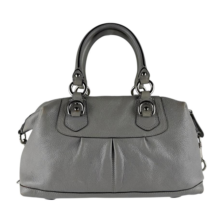 COACH（コーチ） ハンドバッグ ショルダーバッグ レザー グレー