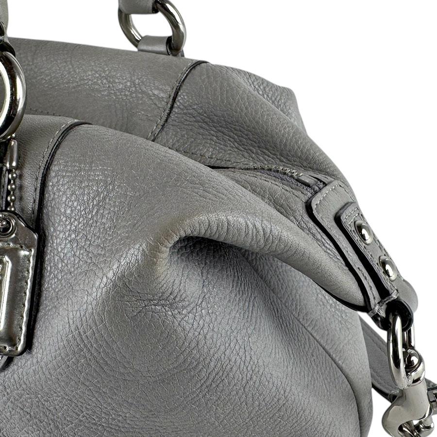 COACH（コーチ） ハンドバッグ ショルダーバッグ レザー グレー