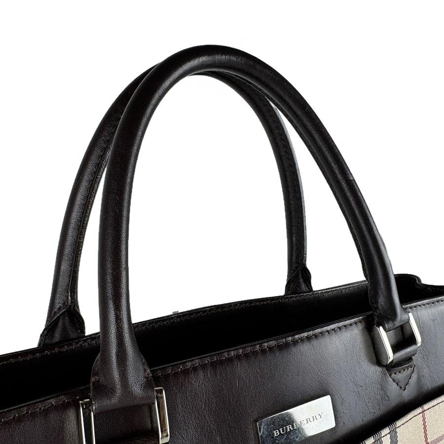 BURBERRY（バーバリー） ハンドバッグ キャンバス/レザー ベージュ