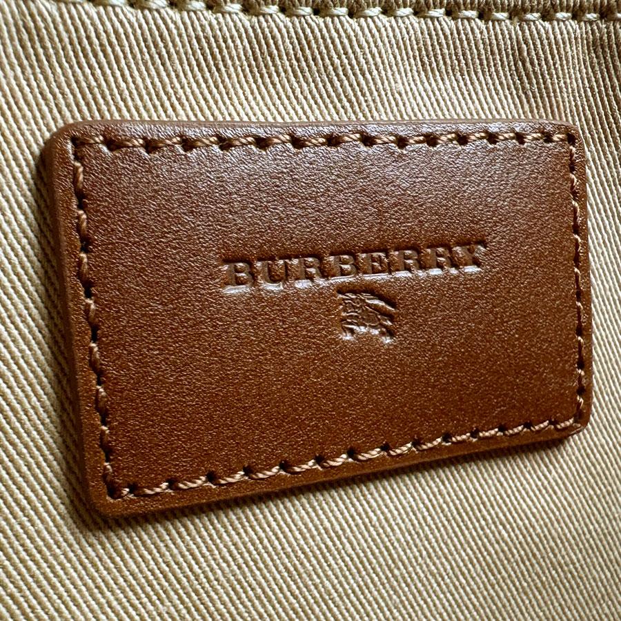 BURBERRY（バーバリー） ハンドバッグ キャンバス/レザー ブラウン