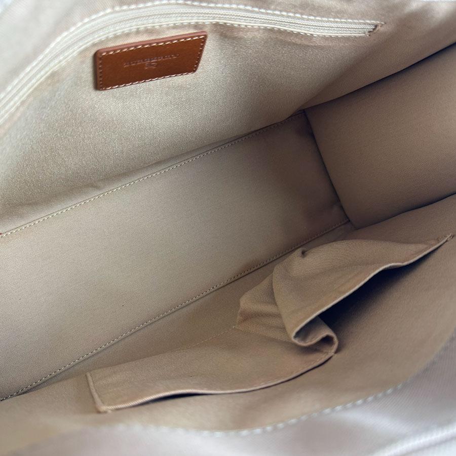 BURBERRY（バーバリー） ハンドバッグ キャンバス/レザー ブラウン
