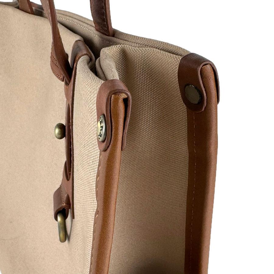 BURBERRY（バーバリー） ハンドバッグ キャンバス/レザー ブラウン
