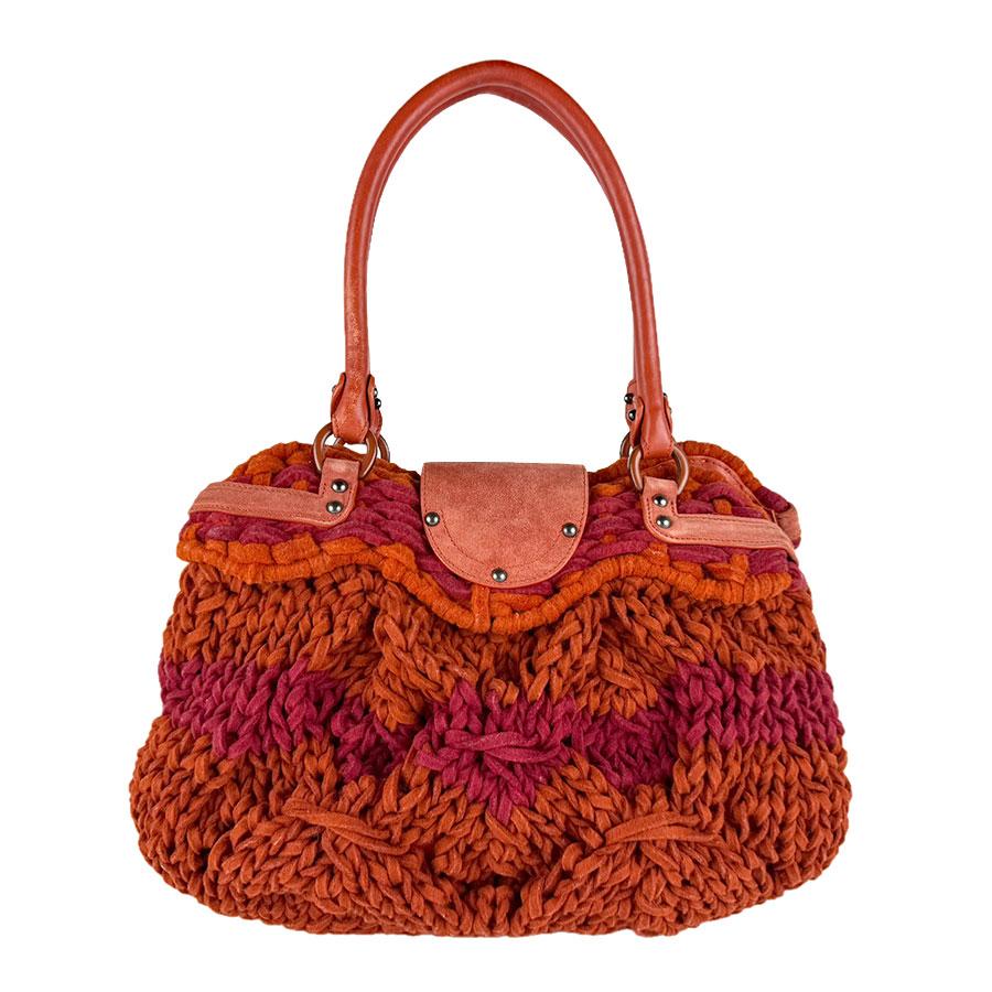 Salvatore Ferragamo ハンドバッグ　美品/希少カラー サルヴァトーレフェラガモ Salvatore Ferragamo ハンドバッグ フェルト