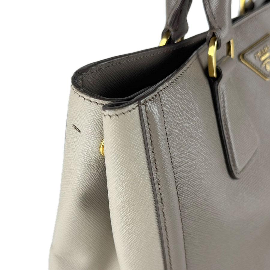 PRADA（プラダ） ハンドバッグ ショルダーバッグ レザー グレー