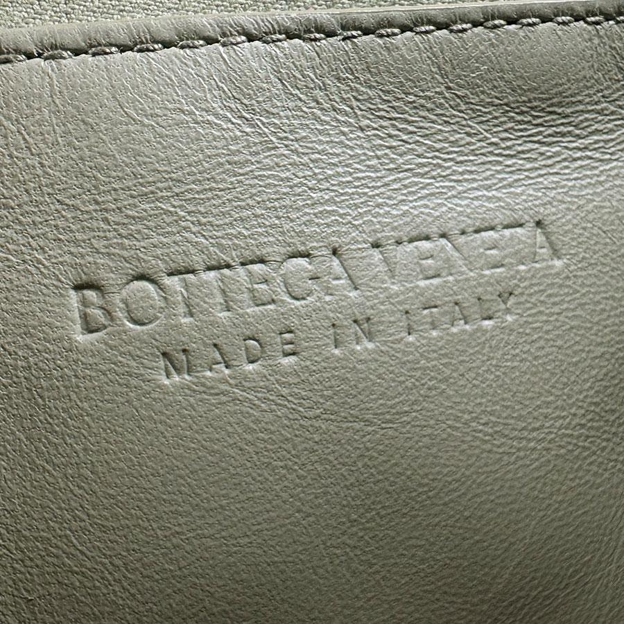 ボッテガヴェネタ BOTTEGAVENETA ショルダーバッグ ブリックカセット レザー ライトカーキ