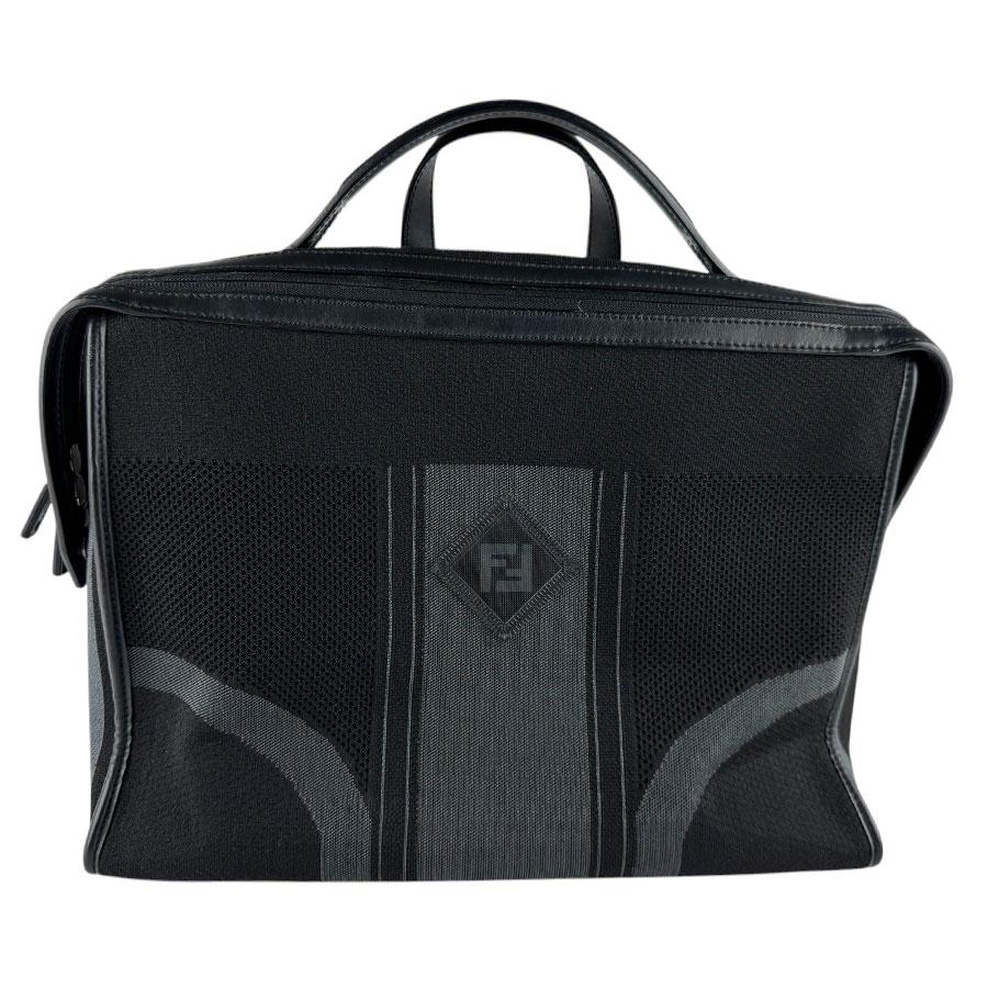 FENDI ビジネスバッグ ブラック FENDI（フェンディ） ハンドバッグ ビジネスバッグ ナイロン/レザー