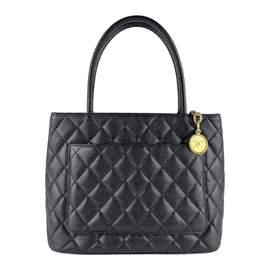 CHANEL（シャネル） ハンドバッグ 復刻トート キャビアスキンレザー