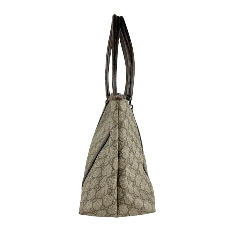 【GUCCI】トートバッグ　ショルダートート　GGスプリーム　ブラウン GUCCI（グッチ） ショルダーバッグ トートバッグ GGスプリーム