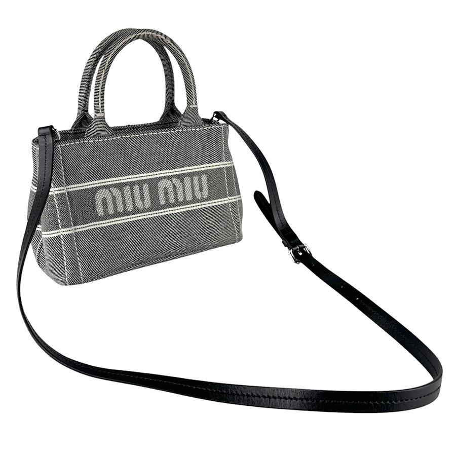 miu miu（ミュウミュウ） ハンドバッグ ショルダーバッグ キャンバス