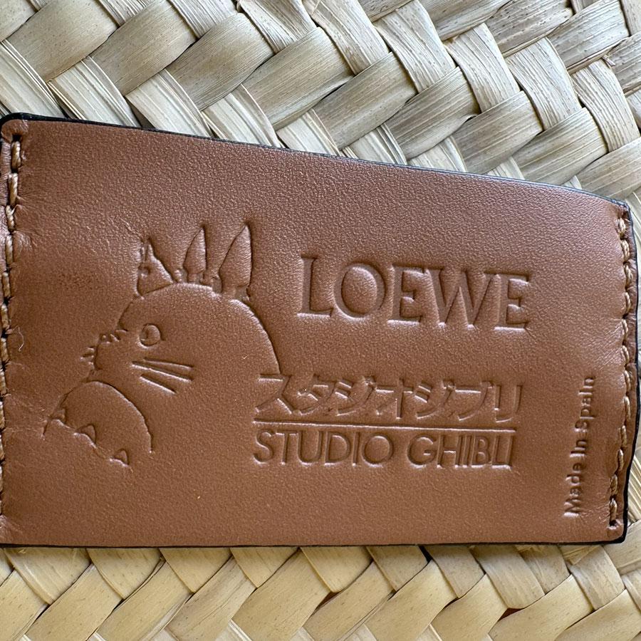 LOEWE（ロエベ） ハンドバッグ カゴバッグ スタジオジブリ まっくろ
