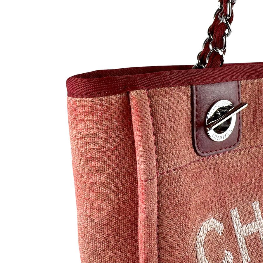 CHANEL ドーヴィルPMキャンバスショルダーバッグ CHANEL（シャネル） ショルダーバッグ ドーヴィルPM キャンバス/レザー