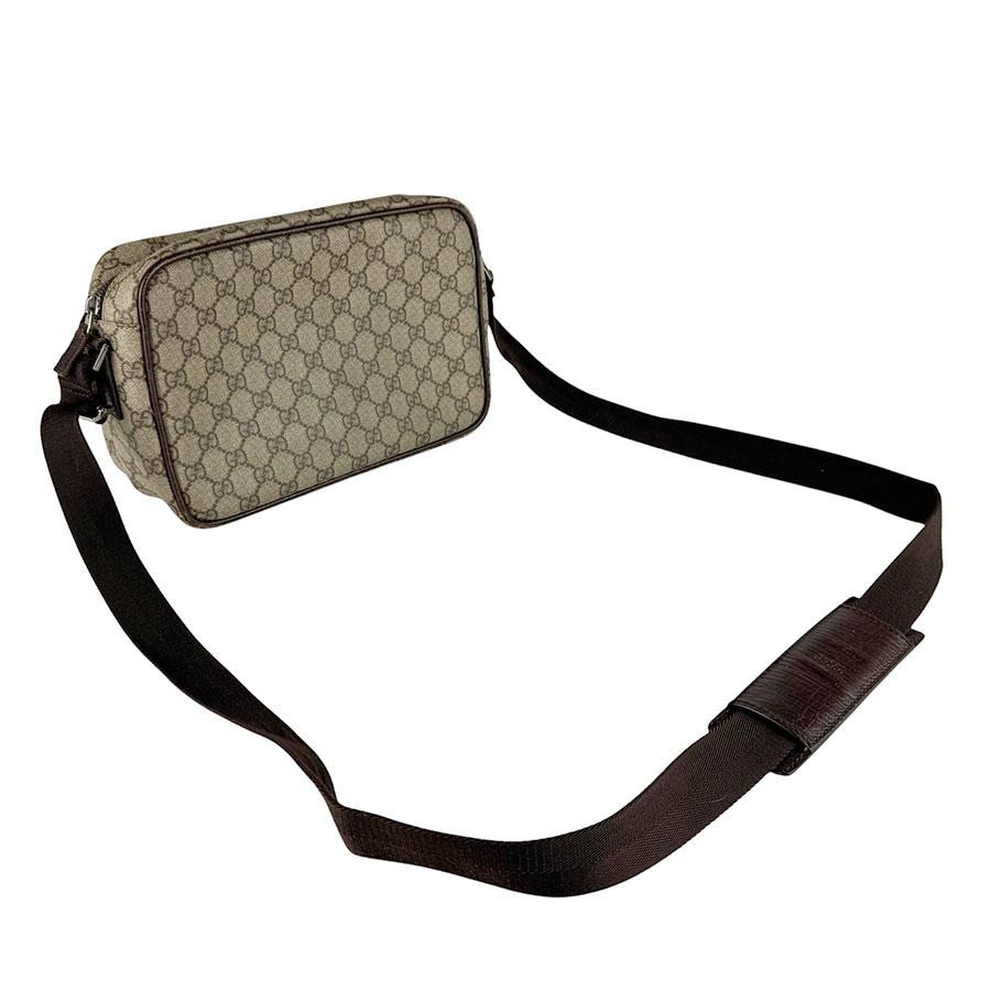 GUCCI（グッチ） ショルダーバッグ GGスプリームキャンバス ブラウン