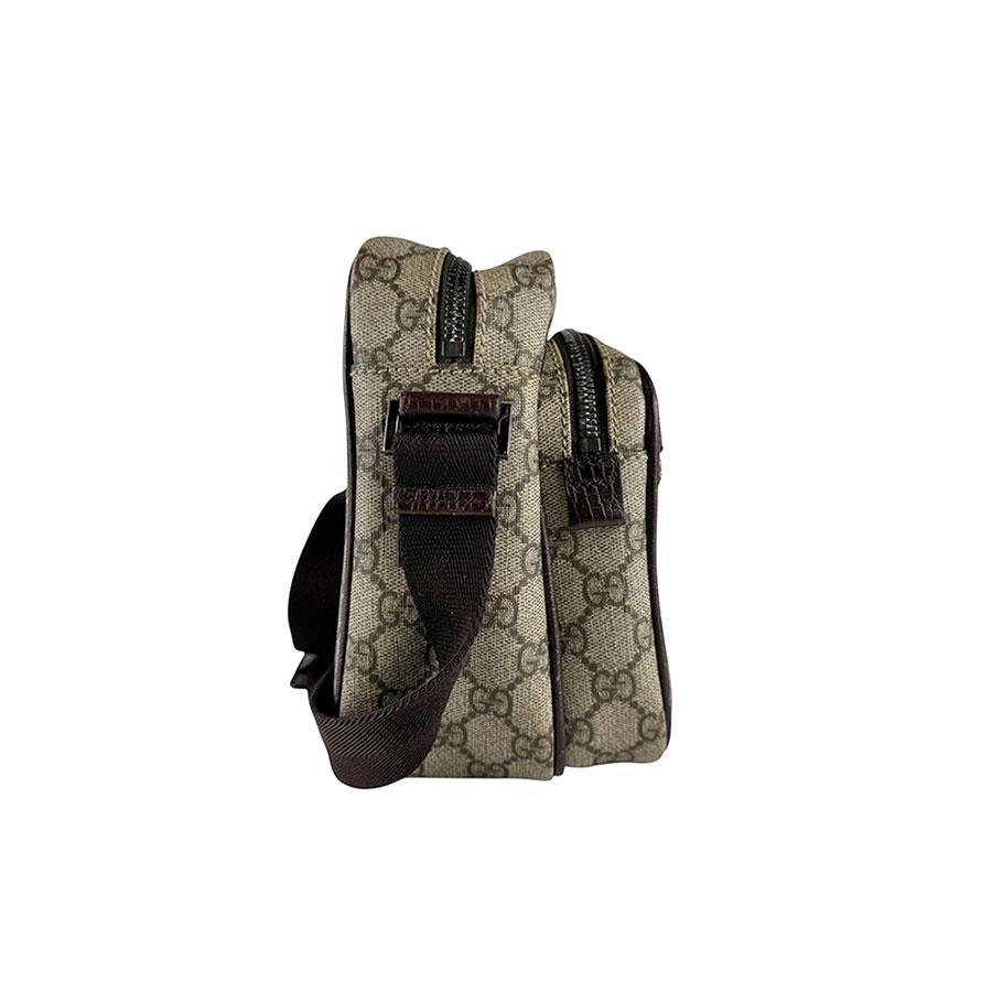 GUCCI（グッチ） ショルダーバッグ GGスプリームキャンバス ブラウン