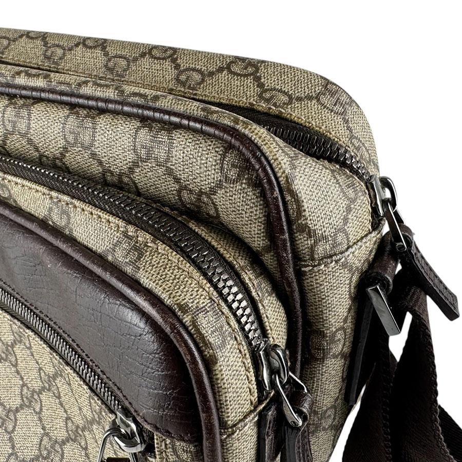 GUCCI（グッチ） ショルダーバッグ GGスプリームキャンバス ブラウン