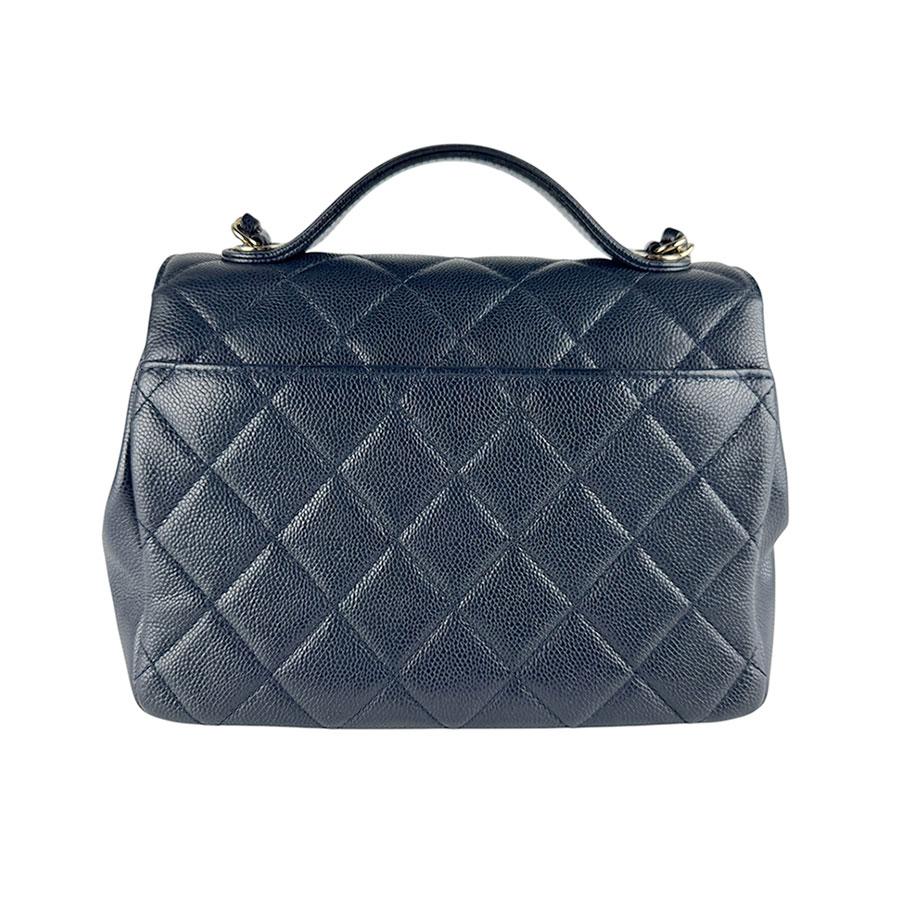 シャネルビジネスアフィニティネイビー キャビアスキンショルダー CHANEL（シャネル） ハンドバッグ ショルダーバッグ ビジネス