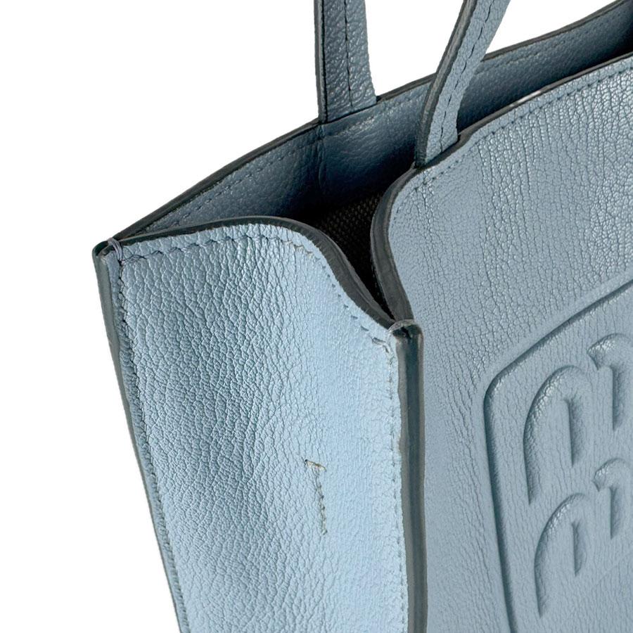 miumiu ショルダーバッグ ハンドバッグ マドラス 青 MiuMiu MADRAS(ミュウミュウ マドラス) ショルダーバッグ・ポシェット
