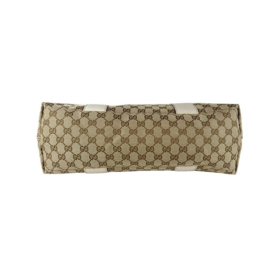 GUCCI（グッチ） トートバッグ バンブー GGキャンバス/レザー ベージュ