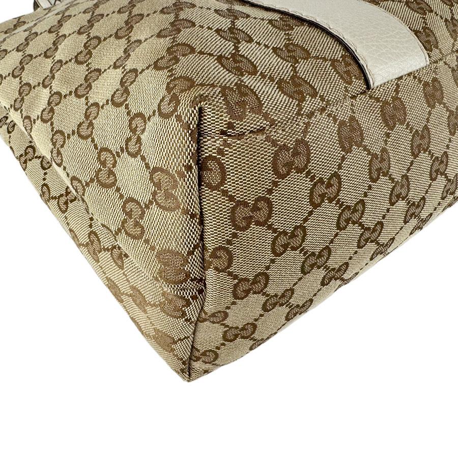 GUCCI（グッチ） トートバッグ バンブー GGキャンバス/レザー ベージュ
