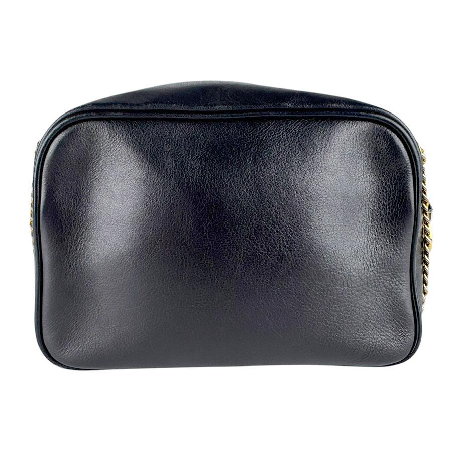 CELINE（セリーヌ） 斜め掛けショルダーバッグ レザー/メタル ブラック