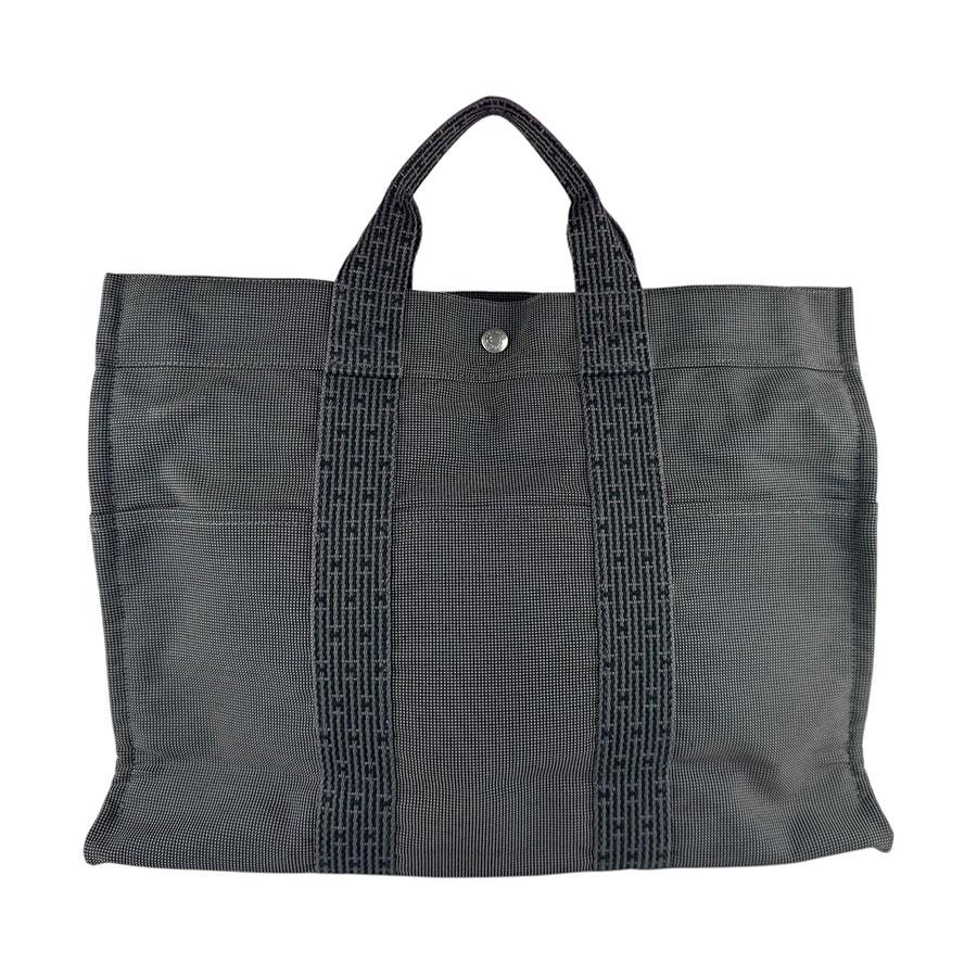 エルメス HERMES ハンドバッグ エールラインMM 本物 正規品 大容量 HERMES（エルメス） ハンドバッグ エールラインMM ナイロンキャンバス