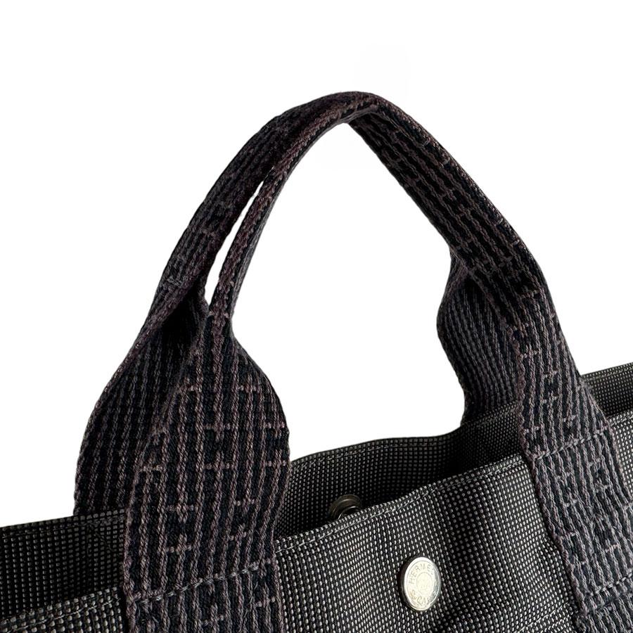 エルメス HERMES ハンドバッグ エールラインMM 本物 正規品 大容量 HERMES（エルメス） ハンドバッグ エールラインMM ナイロンキャンバス