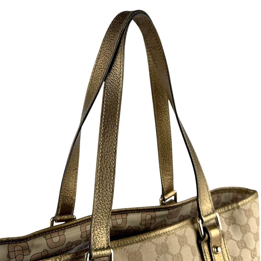 ✨美品✨GUCCI GG ショルダーバッグ ブラウン レザー ロゴ ゴールド金具 GUCCI（グッチ） ショルダーバッグ GGキャンバス/レザー ブラウン