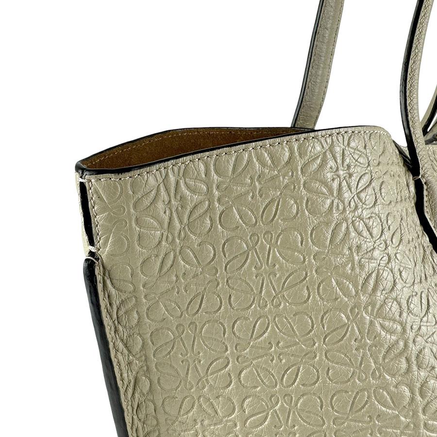 【高級◎】ロエベ ハンドバッグ アナグラム 本革 ノットハンドル ベージュ LOEWE（ロエベ） ハンドバッグ アナグラム レザー ベージュ : ブランド